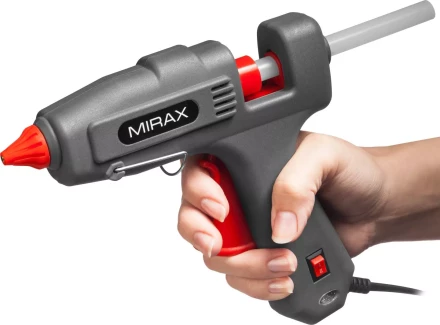 Пистолет клеевой (термоклеящий) электрический, MIRAX 06807, 200Вт/350Вт, 220В, 11мм 06807 купить в Надыме