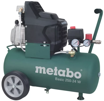 Компрессор масляный поршневой прямой привод Metabo Basic 250-24 W купить в Надыме