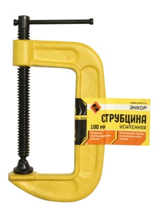 Струбцина усиленная тип G 100 мм Энкор 48402 купить в Надыме