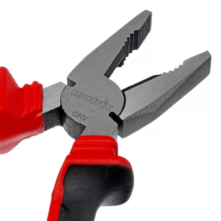 Плоскогубцы комбинированные Matrix, 160 мм, хром-ванадий, двухкомпонентные рукоятки, 17090 купить в Надыме
