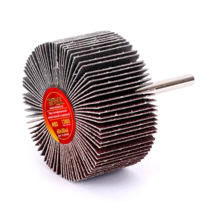 Круг MESSER шлифовальный лепестковый с оправкой (на шпильке) 60х30х6  #80 купить в Надыме