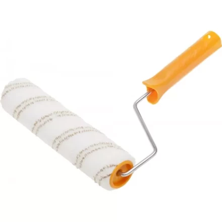 Валик "МИКРОВОЛОКНО" малярный в сборе, ворс 9 мм, бюгель 6 мм, 40x240мм, STAYER Master 0343-24 купить в Надыме