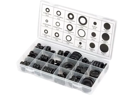 Набор сальников D 6,35 - 25,4 мм 125 предметов СИБРТЕХ 47599 купить в Надыме