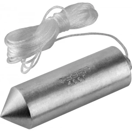 Отвес ЗУБР "МАСТЕР" строительный со шнуром, в пластиковом контейнере, 500 г 0636-480_z01 купить в Надыме