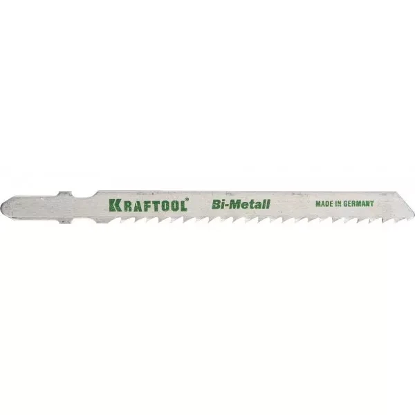 Полотна KRAFTOOL, T127DF, для эл/лобзика, Bi-Metall, по мягкому металлу (3-15мм), EU-хвост., шаг 3мм, 75мм, 2шт 159556-3 купить в Надыме
