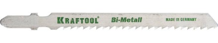 Полотна KRAFTOOL, T127DF, для эл/лобзика, Bi-Metall, по мягкому металлу (3-15мм), EU-хвост., шаг 3мм, 75мм, 2шт 159556-3 купить в Надыме