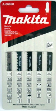 Набор полотен Makita A-86898 для лобзиков универсальный купить в Надыме