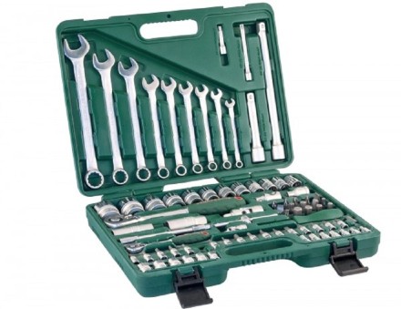 Набор головок торцевых 1/2&quot;DR 14-32мм  1/4&quot;DR 4-14мм 82предмета Jonnesway S04Н52482S 47399 купить в Надыме