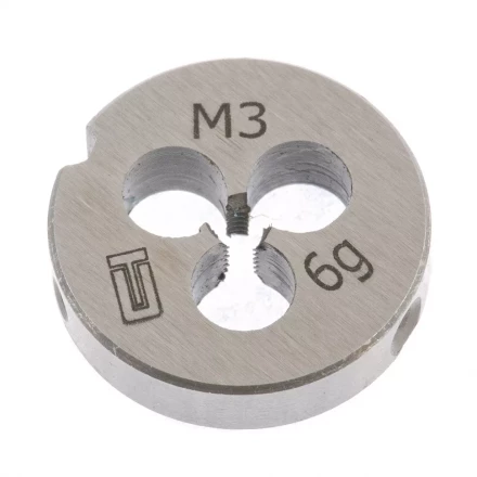 Плашка М3 х 0,5 мм СИБРТЕХ 77005 купить в Надыме