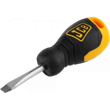 Отвертка JCB, хромомолибденовая сталь S2, двухкомпонентная рукоятка, магнитный наконечник, SL 6,5х40мм JSD012 купить в Надыме