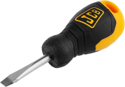 Отвертка JCB, хромомолибденовая сталь S2, двухкомпонентная рукоятка, магнитный наконечник, SL 6,5х40мм JSD012 купить в Надыме
