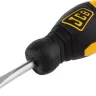 Отвертка JCB, хромомолибденовая сталь S2, двухкомпонентная рукоятка, магнитный наконечник, SL 6,5х40мм JSD012 купить в Надыме