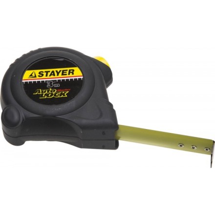 Рулетка STAYER &quot;MASTER&quot; &quot;AUTOLOCK&quot;, корпус с резиновым напылением, автостоп, 3мх16мм 2-34126-03-16_z01 купить в Надыме