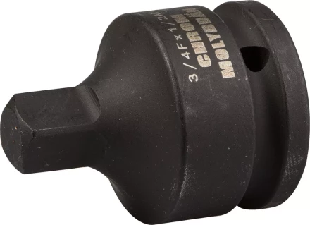 Адаптер KRAFTOOL "INDUSTRIE QUALITAT" ударный, уменьшающий (3/4"F-1/2"M), Cr-Mo, фосфатированный 27963_z01 купить в Надыме