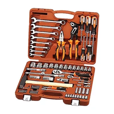 Универсальный набор инструмента 1/2 DR и 1/4 DR с 12-гранными головками 1/2 DR и 77 шт ОМТ77S12 OMBRA купить в Надыме