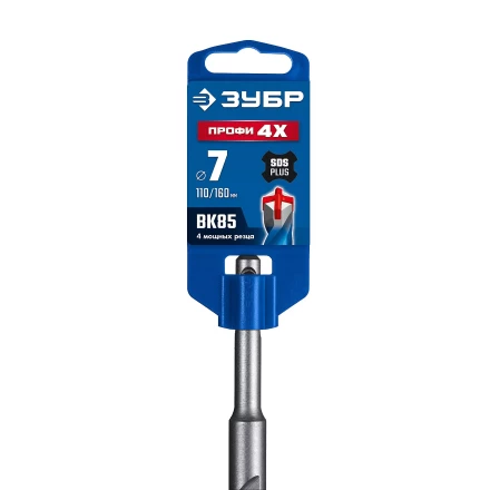 ЗУБР ПРОФИ-4Х 7x160 мм, SDS-plus бур (29313-160-07) купить в Надыме