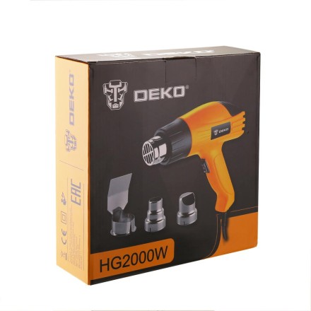 Фен строительный DEKO HG2000W, 063-4166 купить в Надыме