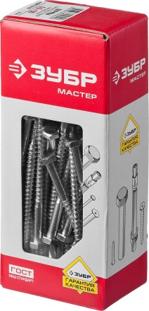 Шурупы ЗУБР &quot;МАСТЕР&quot; с шестигранной головкой, оцинкованные, 6x90мм, 60шт 4-300451-06-090 купить в Надыме