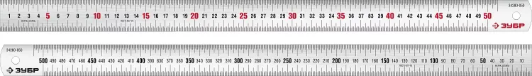 ЗУБР Про-50, длина 0.50 м, усиленная нержавеющая линейка, Профессионал (34280-050) купить в Надыме