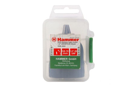 Патрон для дрели HAMMER Ф10мм 1/2&quot; (208-202) купить в Надыме