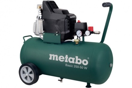 Компрессор безмасляный поршневой прямой привод Metabo Basic 250-50 W OF купить в Надыме