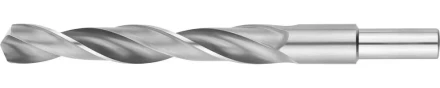 Сверло ЗУБР "МАСТЕР" по металлу с цилиндрическим хвостовиком, сталь Р6М5, винтовой прокат, D 17.0мм, L-184/125мм 4-29621-184-17 купить в Надыме