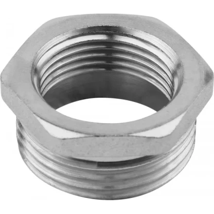 Футорка ЗУБР "ЭКСПЕРТ", никелированная латунь, 1/2" х 3/8" 51281-1/2-3/8 купить в Надыме