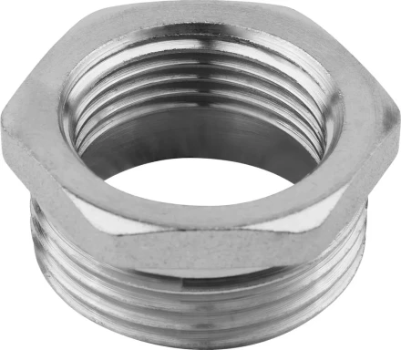 Футорка ЗУБР "ЭКСПЕРТ", никелированная латунь, 1/2" х 3/8" 51281-1/2-3/8 купить в Надыме