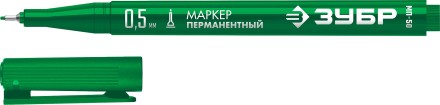 ЗУБР МП-50 зеленый, 0.5 мм перманентный маркер (06321-4) купить в Надыме