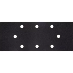 Лист шлиф. универсал. URAGAN "Оптимален для твердых пород дерева" 8 отверстий по линии, для ПШМ, P120, 93х230мм, 50шт 907-22102-120-50