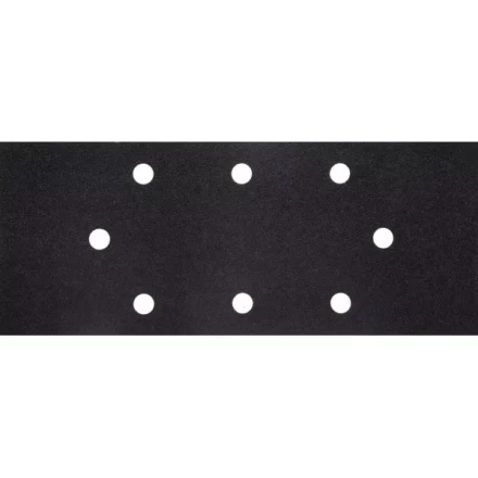 Лист шлиф. универсал. URAGAN "Оптимален для твердых пород дерева" 8 отверстий по линии, для ПШМ, P120, 93х230мм, 50шт 907-22102-120-50 купить в Надыме