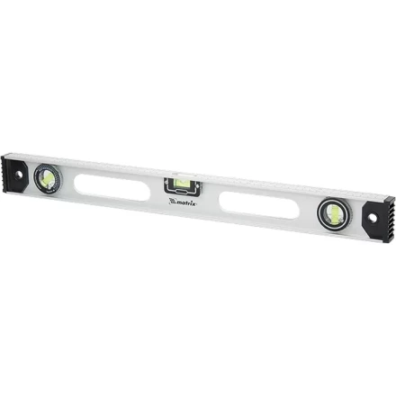 Уровень алюминиевый "Рельс" 2000 мм 3 глазка 1 поворотный MTX 340419 купить в Надыме