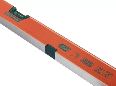 Уровень KRAFTOOL "KRAFT-MAX" магнитный, особо усилен, 2 ампулы, 2 фрезерованные базовые поверхности, 80см 34575-080 купить в Надыме