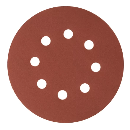 Круг абразивный на ворсовой подложке под "липучку", перфорированный, P 500, 125 мм, 5 шт Сибртех 738157 купить в Надыме