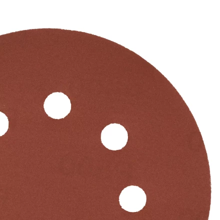Круг абразивный на ворсовой подложке под "липучку", перфорированный, P 500, 125 мм, 5 шт Сибртех 738157 купить в Надыме