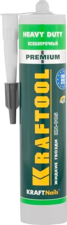 Клей монтажный KRAFTOOL KraftNails Premium KN-905, особопрочный, многоцелевой, без растворителей, 310мл 41348_z01 купить в Надыме