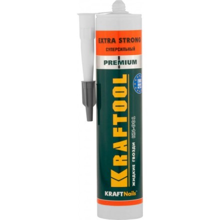 Клей монтажный KRAFTOOL KraftNails Premium KN-901, сверхсильный универсальный, для наружных и внутренних работ, 310мл 41343_z01 купить в Надыме