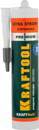 Клей монтажный KRAFTOOL KraftNails Premium KN-901, сверхсильный универсальный, для наружных и внутренних работ, 310мл 41343_z01 купить в Надыме