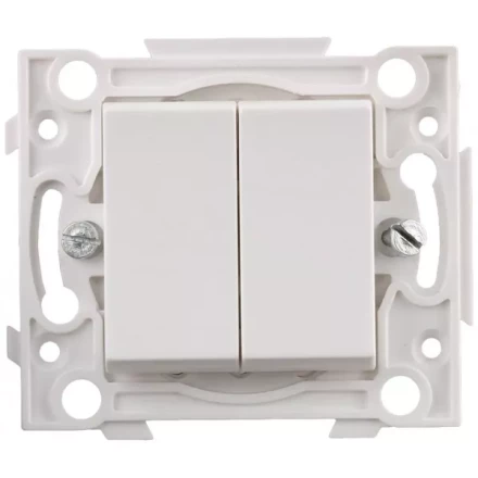 Выключатель СВЕТОЗАР проходной двойной SV-55231-2 купить в Надыме