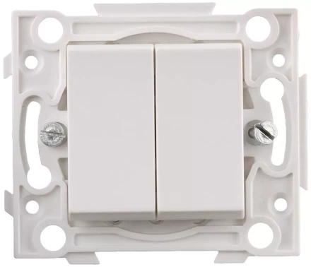 Выключатель СВЕТОЗАР проходной двойной SV-55231-2 купить в Надыме