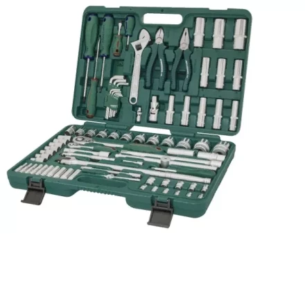 Набор головок торцевых универсальный 1/2"DR 8-32мм  1/4"DR 4-13мм  ключи угловые 1,5-10мм  отвертки   83предмета S04Н52483 S Jonnesway 48507 купить в Надыме