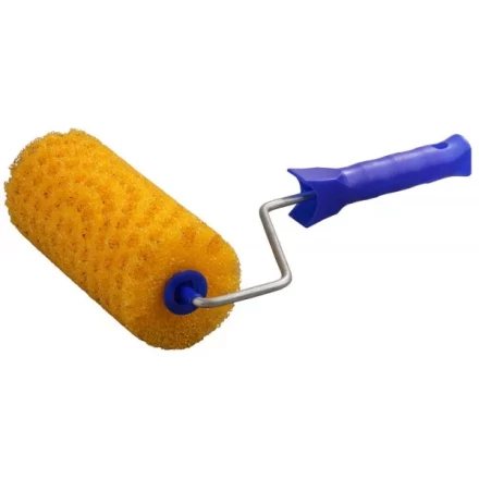 Валик "СТРУКТУРНЫЙ ПОРОЛОН В ГОРОШЕК" малярный в сборе, бюгель 6мм, 80x180мм, STAYER Profi 0367-18 купить в Надыме