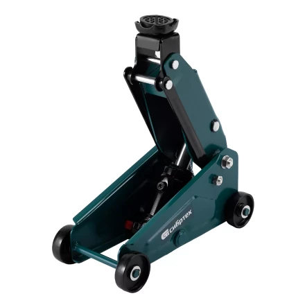 Домкрат гидравлический подкатной Сибртех 50837, 2,5 т, 148-387 мм, в пласт. кейсе купить в Надыме