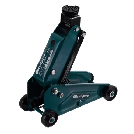 Домкрат гидравлический подкатной Сибртех 50837, 2,5 т, 148-387 мм, в пласт. кейсе купить в Надыме