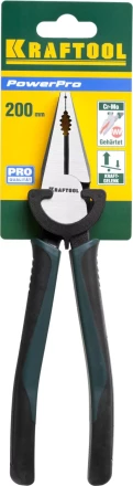 Плоскогубцы KRAFTOOL "PowerPro" комбинированные, CrMo-сталь, покрытие оксидированное с полировкой, 200мм 22001-1-20_z01 купить в Надыме