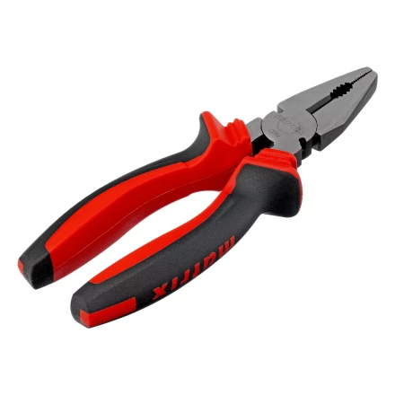 Плоскогубцы комбинированные Matrix, 180 мм, хром-ванадий, двухкомпонентные рукоятки, 17091 купить в Надыме
