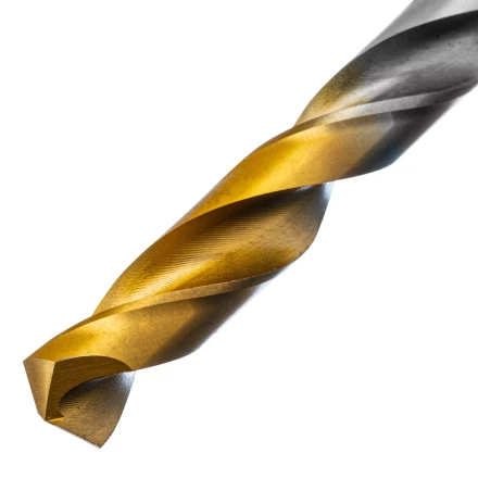 Сверло спиральное по металлу Denzel, 9 х 175 мм, Р6М5, Golden Tip, удлиненное 718262 купить в Надыме