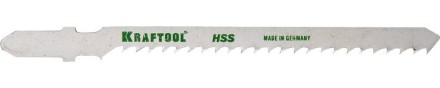 Полотна KRAFTOOL, T227D, для эл/лобзика, HSS, по мягкому металлу, фигурный рез, EU-хвост., шаг 3мм, 75мм, 2шт 159558-3 купить в Надыме