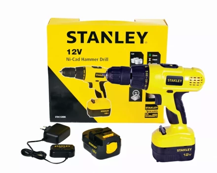 Дрель аккумуляторная Stanley STDC12HBK в кейсе купить в Надыме