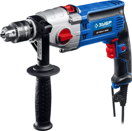 Дрель ударная двухскоростная + кейс ДУ-П850-2 ЭРМК серия ПРОФЕССИОНАЛ купить в Надыме